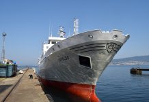 El arrastrero Igueldo zarpa hacia las Malvinas tras su puesta a punto en San Enrique