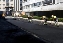 O Porriño inicia la mejora del asfaltado en los callejeros de la Avenida de Galicia y Domingo Bueno