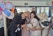 Luján, primer bautizo marinero en la Ría de Vigo