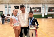 Gael Fernández y Teresa Rodríguez, del CPA Gondomar, oro en el Provincial Libre