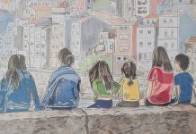 Exposición de pintura del grupo «Terapia de Jueves» en A Guarda