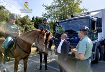 La Guardia Civil refuerza la seguridad del Camino de Santiago a su paso por la provincia