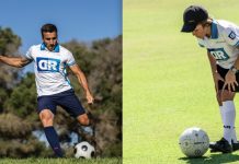 Brillante actuación de los rosaleiros Amancio y Noé Cortiñas en el Masters de Footgolf 2025