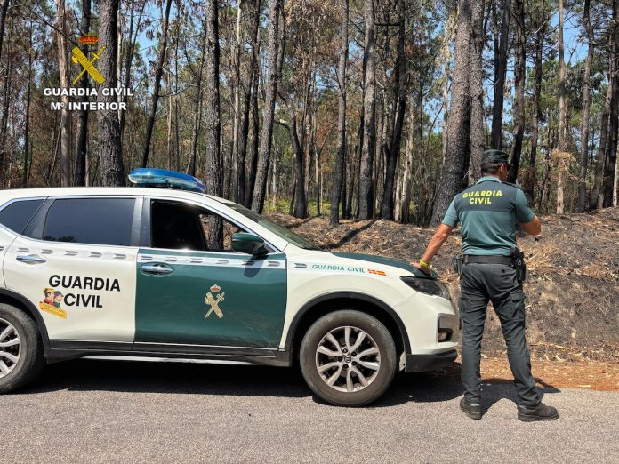 Detenido un vecino de Goián como presunto autor de varios incendios forestales