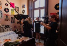 O Rosal se convierte en un plató de comedia con la grabación del cortometraje Murphy