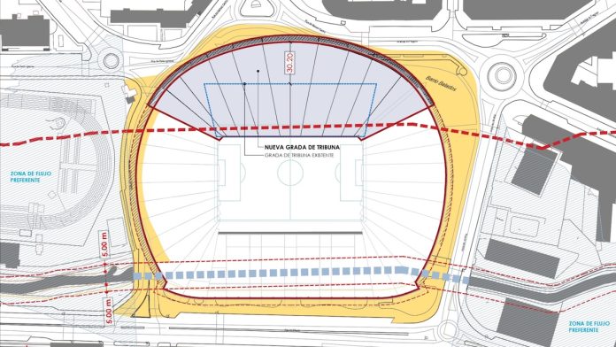 nueva grada tribuna baladios