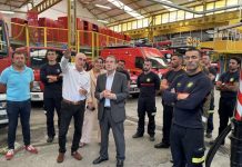 Vigo incorpora el brazo articulado de bomberos más alto de España