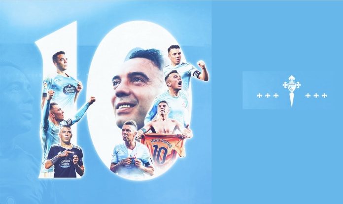 Iago Aspas, homenajeado en el Celta-OGC Nice