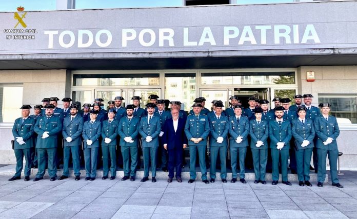 La Guardia Civil de Pontevedra recibe a 41 nuevos agentes