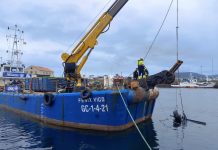 El Puerto de Vigo inicia una nueva campaña de limpieza subacuática de sus dársenas