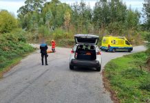 Rescatado un senderista tras sufrir una caída en un monte de Baiona