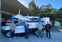 A Guarda renueva su camión para trabajos eléctricos