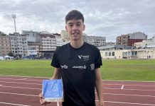El guardés Álex Sierpes firma la mejor marca española sub18 de milla al aire libre