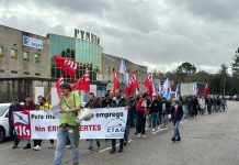 Amplo seguimento da folga polo ERE no CTAG paraliza a actividade na planta do Porriño