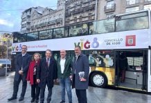 El Nadal Bus de Vitrasa regresa a Vigo con más luces y nueva rotulación