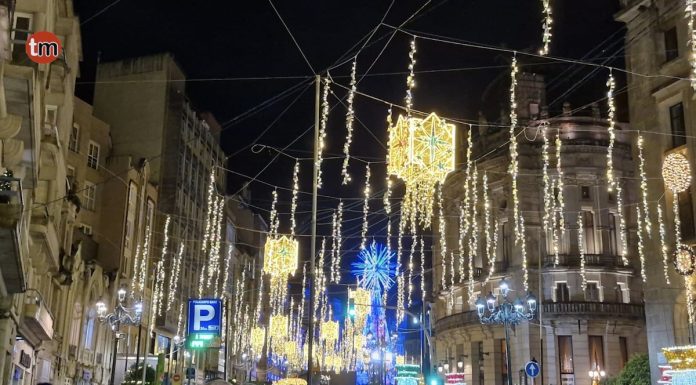 Luces de Navidad-Porta do sol-Vigo