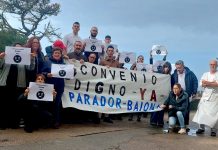 Trabajadores del Parador de Baiona se movilizan ante la falta de avances de sus reclamaciones