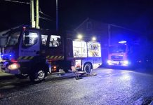 Un rayo provoca un incendio en una vivienda de A Guarda