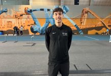 El guardés Álex Sierpes bate el récord de España sub18 de 1.500 metros en pista cubierta