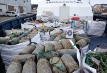 Gardacostas incauta unos 800 cacharros ilegales en la zona de A Guarda