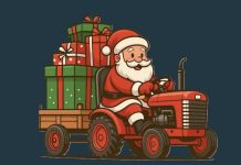 Papá Noel llega a Mos en chimpín