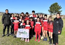 La cantera de la Escuela de Atletismo Trega logra seis oros en el zonal del Cross Escolar del Val Miñor