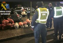 Intervienen 1400 kg de bivalvos en Valença