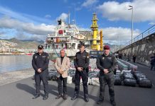 Interceptado en el Atlántico un mercante con casi 10 toneladas de cocaína entre un cargamento de sal