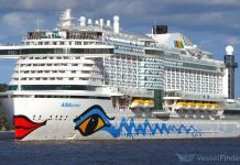 El Aidaprima inaugura una nueva era de cruceros sostenibles en Vigo