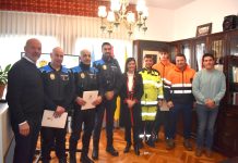 Mos reconoce la labor ejemplar de la Policía Local y de los servicios de emergencias