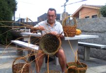 Nuevo taller de cestería tradicional en mimbre en Chandebrito