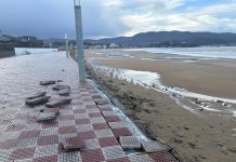Nigrán trabaja para reparar los daños causados por los temporales