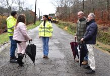 Mos inicia las obras de la senda peatonal en Dornelas
