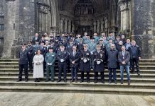 La Policía Local de Tui celebra la festividad de la Virgen de la Candelaria
