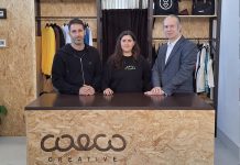 El alcalde de A Guarda visita el nuevo local de Coeco Creative en la calle Brasil