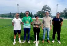 O Rosal estrena un campo de fútbol pionero, sostenible y referente en Galicia
