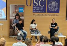 La juventud de O Rosal participa en Santiago en un debate sobre bienestar digital