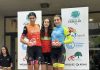 Triplete femenino de La Academia Oiense en el Trofeo Ciclista de Carballo
