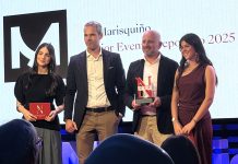 O Marisquiño recibe el premio al Mejor Evento Deportivo en los Nebrija Event Awards