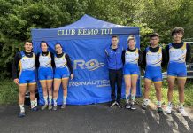 El Club Remo Tui compite en el Campeonato de España