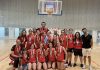El infantil femenino rojo del CB Nigrán se proclama campeón de liga