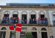 A Guarda rinde homenaje al Mecalia Atlético Guardés tras conquistar la EHF European Cup