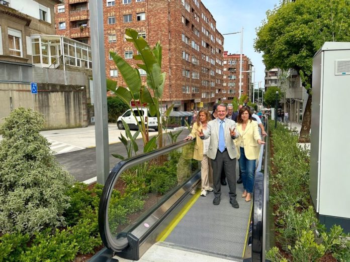 inauguración rampas de Pintor Lugrís