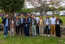 Ana Ortiz subraya el impacto económico del Camiño da Costa durante la inauguración de un nuevo camping en Nigrán