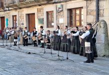 A Festa das Letras celebra na Guarda a tradición galega con grupos da vila
