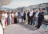 Miriam Reyes transforma el histórico valo de Pereira en Beiramar con un verso dedicado al mar y la memoria