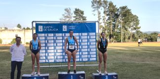 La Escola de Atletismo de Nigrán arrasa en el Campeonato Gallego Absoluto con cinco oros y un récord histórico