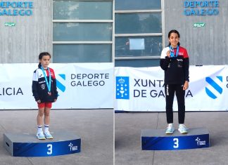 La Sociedade Atlética do Trega logra dos medallas en el Campeonato Gallego de Base