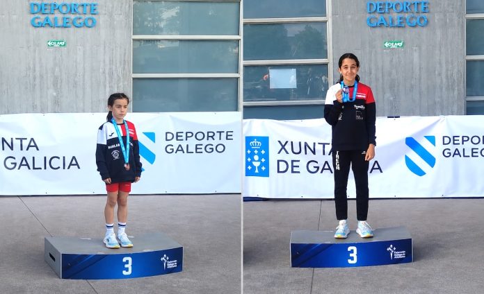 ainoa y adela Campeonato Gallego de Base
