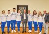 Vigo celebra el histórico salto del Club Maniotas a la élite de la gimnasia